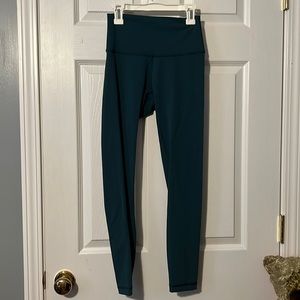 Lululemon leggings, size 4, blue/green